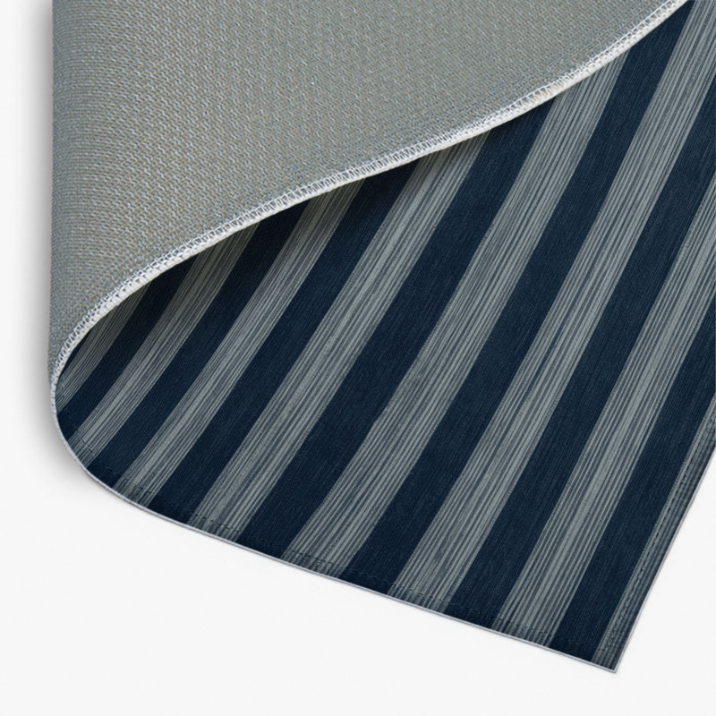 Tapis intérieur / extérieur gris HorizontalStripes, Rectangulaire 2 pi x 3 pi