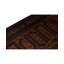 Hand-Knotted High-Quality Brown and Red Area Rug