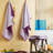TOWN & COUNTRY PLAY 4-Piece Striped Reversible Terry Brights Bath Towel Set, 30x58-Inch, 100% BCI Cotton-113838581