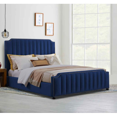 Upholstered Velvet Bed