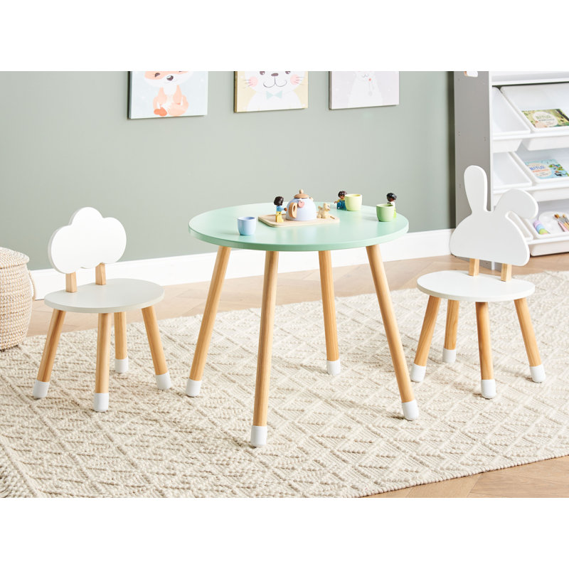 ROBIN Kids 3 Piece Round and Chair Set