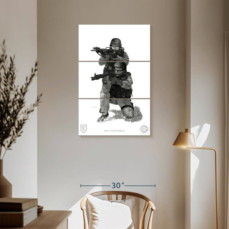 Got Your Back, 57" H x 36" W