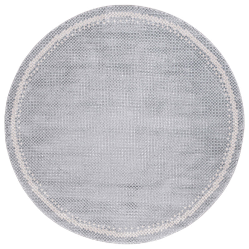 Continental Performance Geometric Rug, Round 6'7"