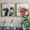 Lily et Betsy I - ensemble de 2 reproductions d'art sur toile
