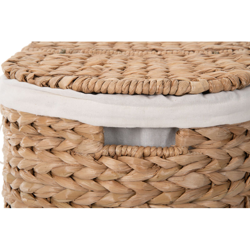 Hand Woven Laundry Hamper with Handles