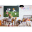 Burdelle Wall Mounted bulletin  print wall art notice boards for office corkboard Football field