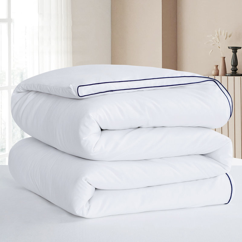 Fluffy Microfiber Comforter/Duvet Insert Modern Style, Twin Extra Long