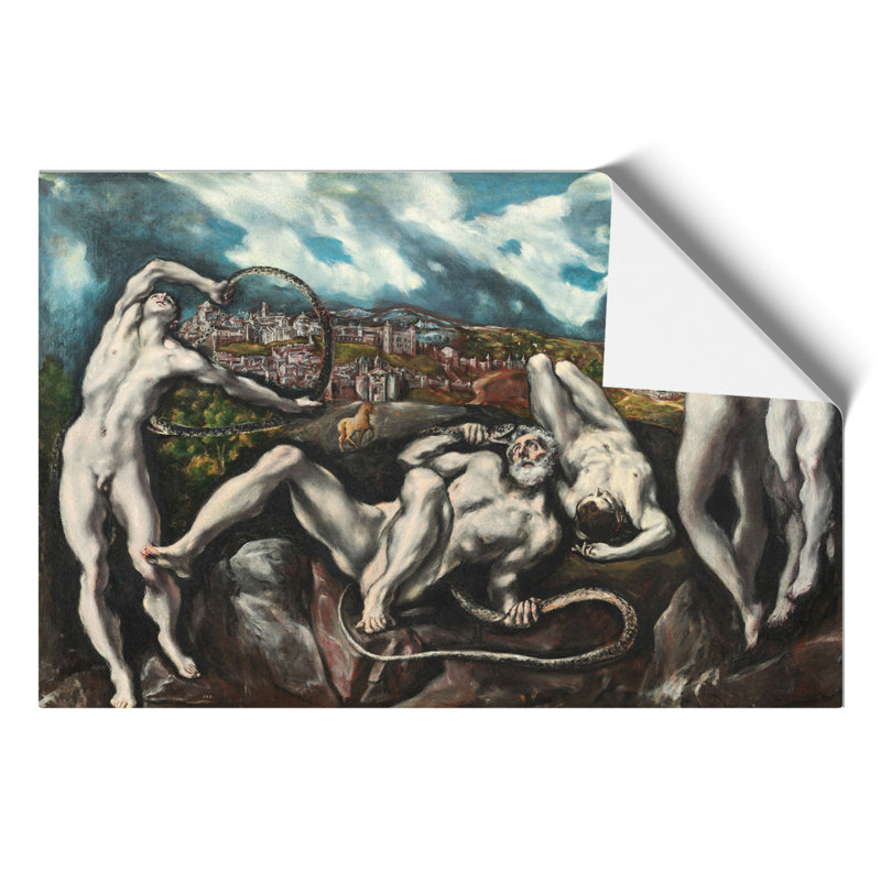 Laocoon by El Greco - Frameless Print, 21cm H x 30cm W x 0.1cm D