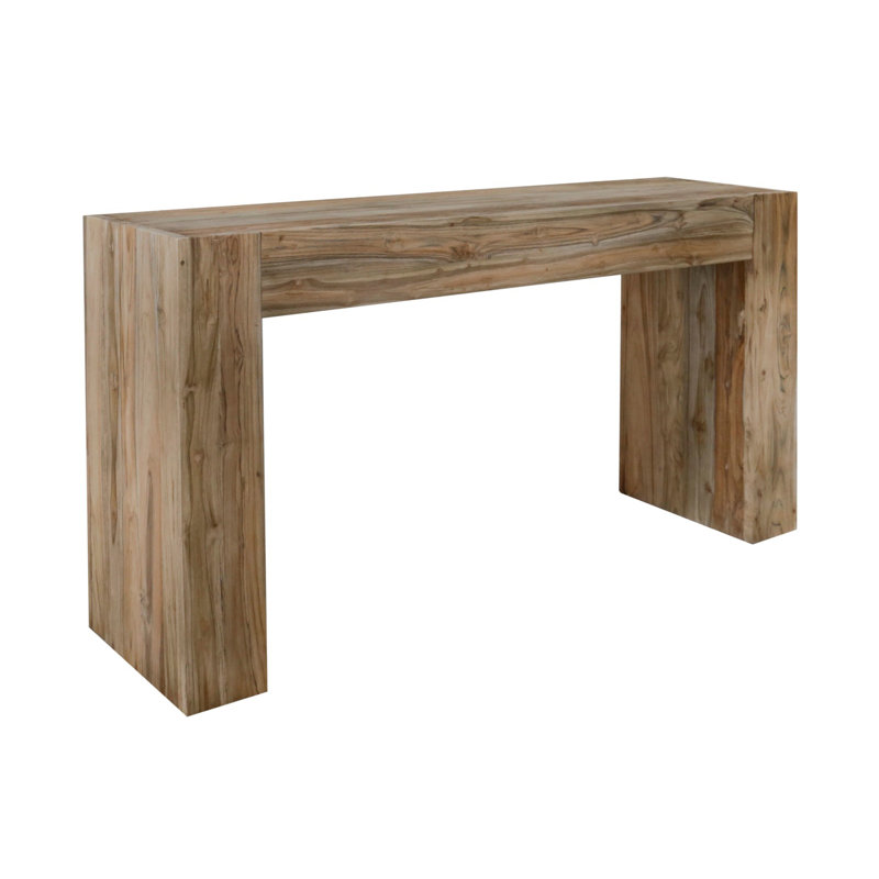 Recycled Teak Console Table, 31" H x 47" W x 16" D
