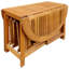 4 - Person Acacia Wood Patio Dining Set with Oval Table