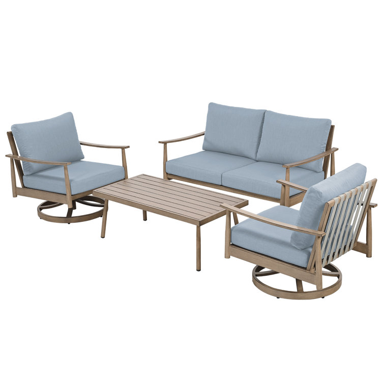 Mariene 4 - Person Patio Conversation Sets with Cushions