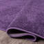 Tapis mauve à poils courts Athaniel-1628042899