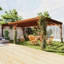 Pergola d'extérieur 12 pi x 20 pi Outsunny-98232437-98232440