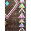 Tapis unique en laine et en coton tissé à la main 7 pi 1 po x 11 pi One Age of a Kind Kind
