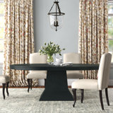 Laudine Extendable Oak Oval Dining Table