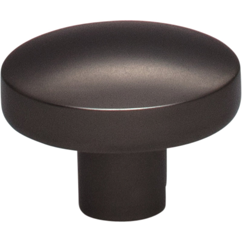 Hillmont 1 3/8" Length Oval Knob, Ash Gray