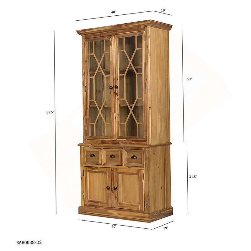 39.4x18x83" Cabinet / Credenzas, Brown