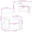 Fauteuil inclinable de massage Vidaxl, tissu noir 3205811-95814034