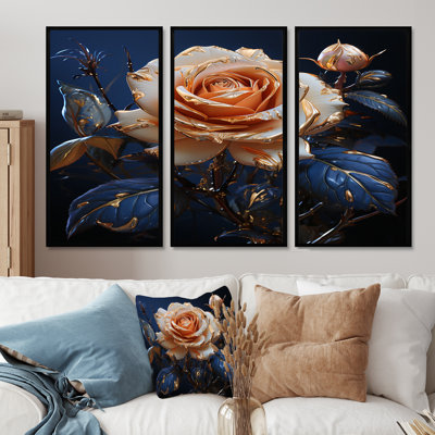 Ensemble de salon Limont - Rose