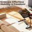 Folding Laptop Table for Sofa, Sturdy Work & Dinner Portable Desk