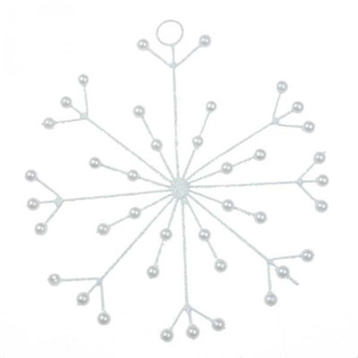 12cm Metal Holiday Shaped Ornament