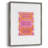 Rodeo Disco Framed Print - Solid Wood