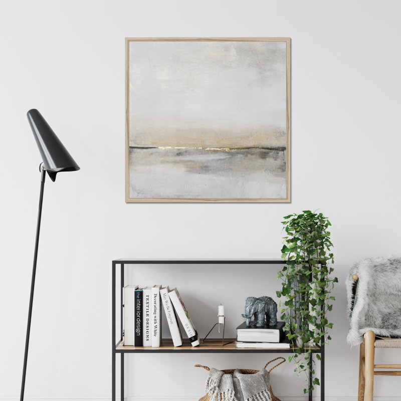 Horizontal Flow I by Timothy O' Toole - Wrapped Canvas Painting, Natural Wood Framed Paper Print, 80cm H x 80cm W x 2.3cm D