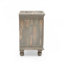 Table de chevet en bois gris antique