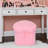 Fuzzy Teddy Heart Shaped Storage Ottoman