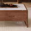 Nouvelle table basse de style chinois de couleur noyer