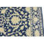 Tapis oriental transitionnel bleu 5 po x 8 po Mute