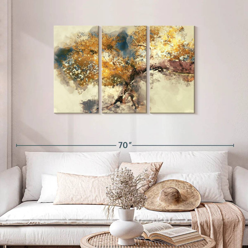 Harnek Autumn Tree, 28" H x 45" W