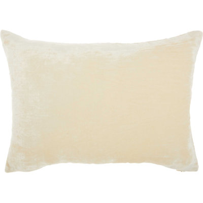  Geometric Aqua Blue/Beige Lumbar Pillow