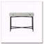 Table d'appoint, console, vestibule, étroit, canapé, tiroir de rangement, salon, chambre à coucher, stratifié gris, métal noir, contemporain, moderne