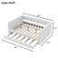 Lit de jour moderne de style ferme, de taille queen, avec lit gigogne-945264772