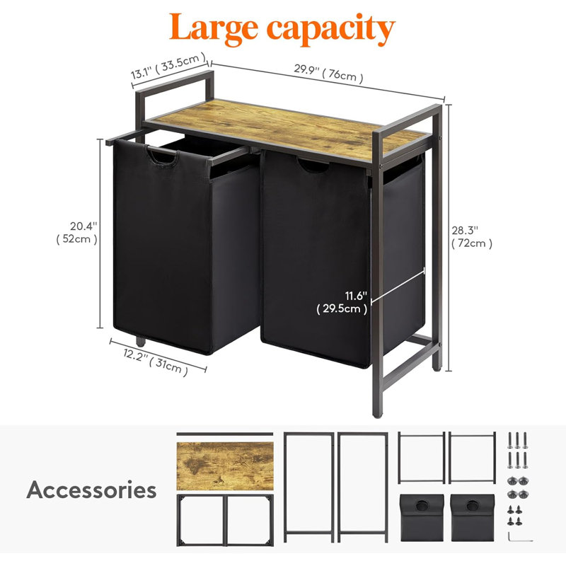 Wood Laundry Hamper