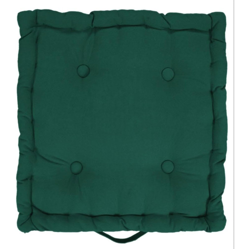 Samyo 45x45+10cm Box Cushion Seat Cushion, Jade Green