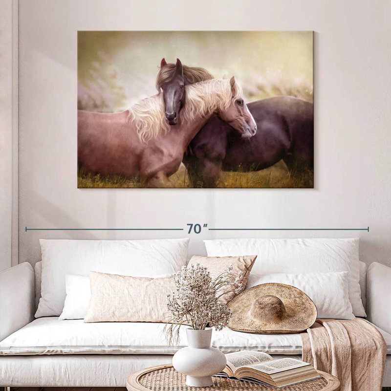 Brampt Illustrative Romantic Horse, 32" H x 48" W