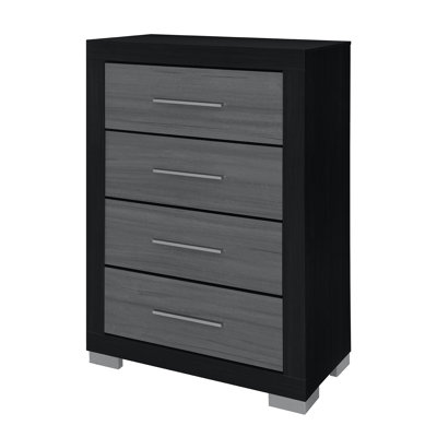 Commode Emma noire et grise