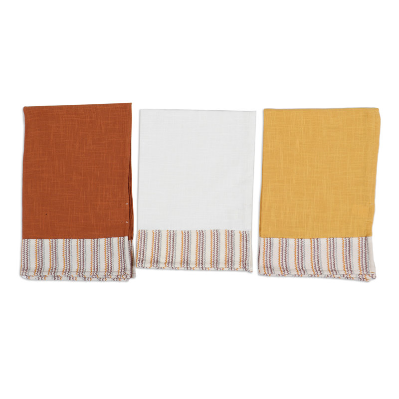 Cotton Stripe Jacquard Dish Cloth Kitchen Towel