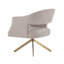Fauteuil pivotant en polyester 18,9 cm de large Teterboro-124462668