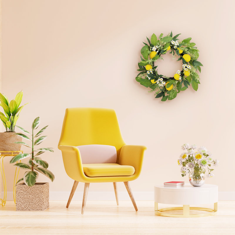 Multicolore 24 "avec couronne de fleurs 24"