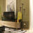 Steel Freestanding 8 - Hook Coat Rack with Elegant Marble Base, Rectangular Tube Tree-Shaped Style