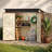 Decksplore 8 ft. W x 4 ft. D Outdoor Storage Shed with Lockable Metal Garden Tool Shed