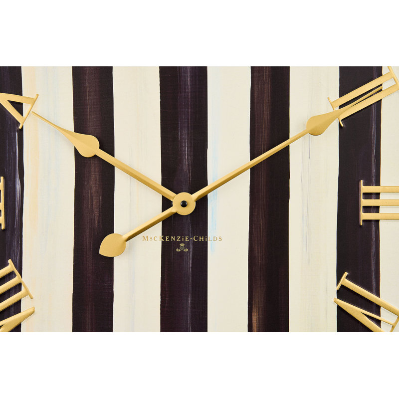 Courtly Stripe Wall Clock