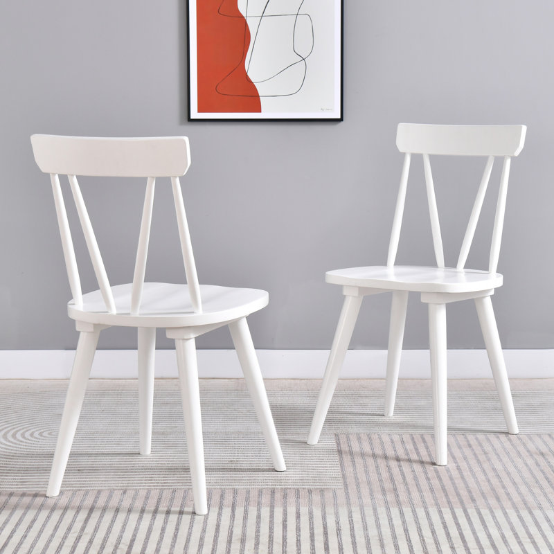 Chaises de salle à manger Yatts, Blanc