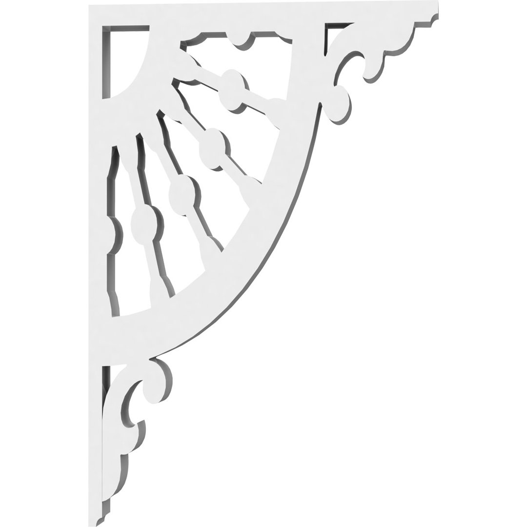 Wagon Wheel Architectural Grade PVC Bracket Ekena Millwork 