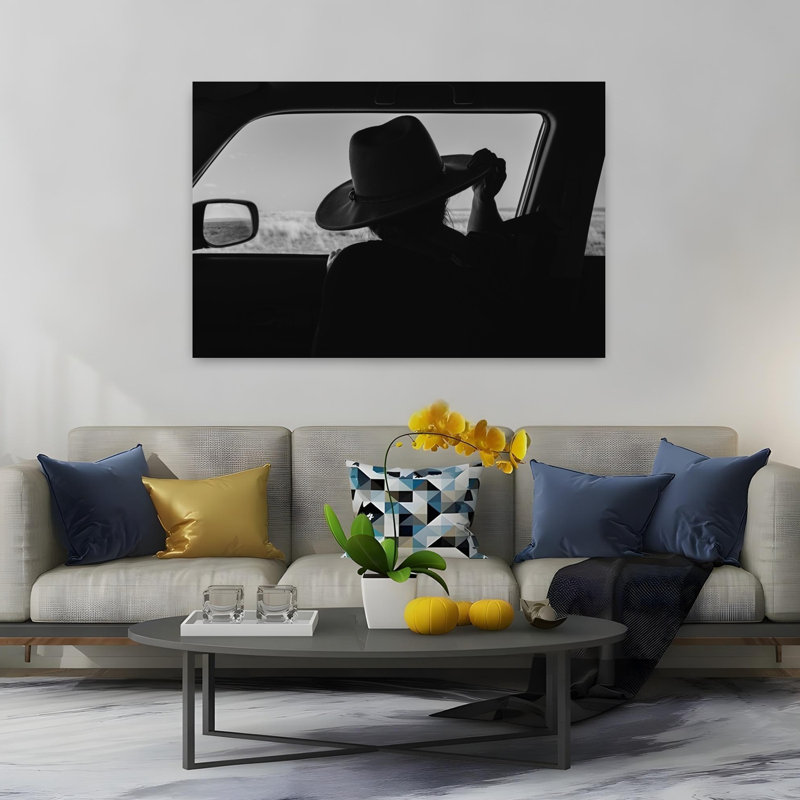 Art contemporain contemporain, H 40 po x l 60 po