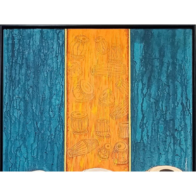 Pranav - Taal Of Tabla | Peinture de Hina Sudhir Mahuv Niagara