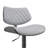 Attie Swivel Adjustable Height Armless Bar Stool with Pedestal Base in Faux Leather and Metal-123457405-123457407